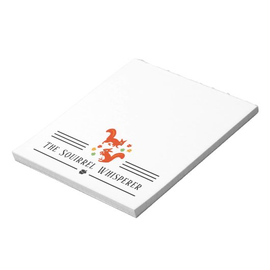 Das Eichhörnchen flüstert Notizblock (Rotiert)