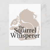 Das Eichhörnchen flüstert Postkarte (Vorderseite)