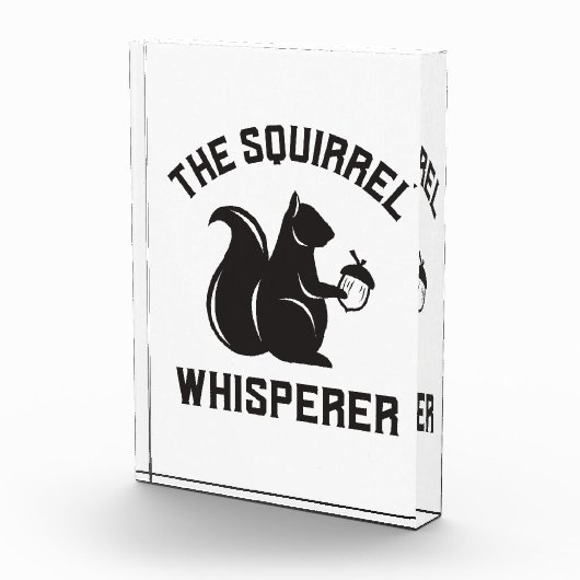 Das Eichhörnchen flüstert | Squirrel Lover Fotoblock (Rechts)