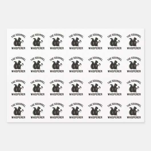Das Eichhörnchen flüstert | Squirrel Lover Geschenkpapier Set (Vorderseite 3)