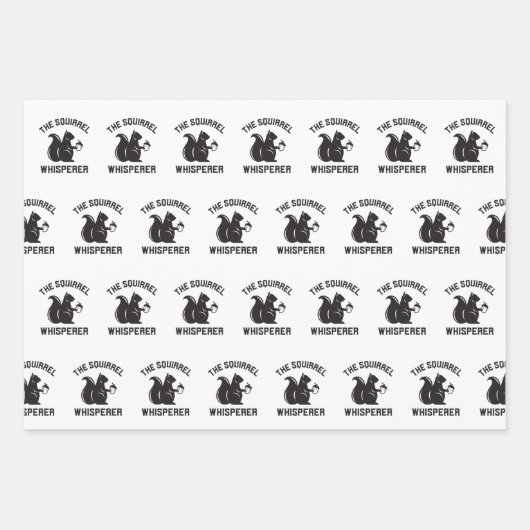 Das Eichhörnchen flüstert | Squirrel Lover Geschenkpapier Set (Vorderseite 2)