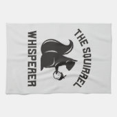 Das Eichhörnchen flüstert | Squirrel Lover Geschirrtuch (Horizontal)