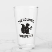 Das Eichhörnchen flüstert | Squirrel Lover Glas (Vorderseite)