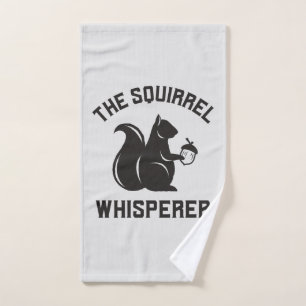Das Eichhörnchen flüstert Squirrel Lover Handtuch