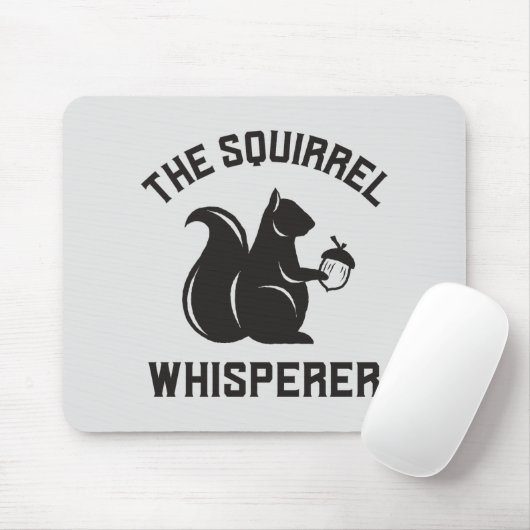 Das Eichhörnchen flüstert | Squirrel Lover Mousepad (Mit Mouse)