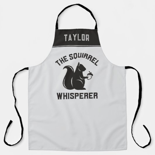 Das Eichhörnchen flüstert | Squirrel Lover Schürze (Vorderseite)