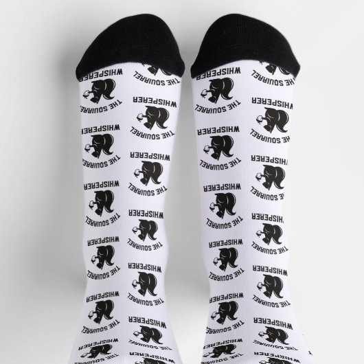 Das Eichhörnchen flüstert | Squirrel Lover Socken (Oben)
