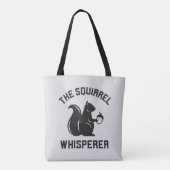 Das Eichhörnchen flüstert | Squirrel Lover Tasche (Rückseite)