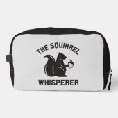 Das Eichhörnchen flüstert | Squirrel Lover Waschbeutel (Vorderseite)