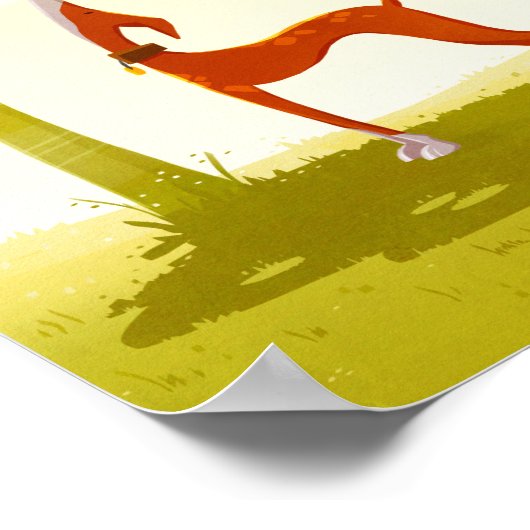 Das Eichhörnchen Poster (Ecke)