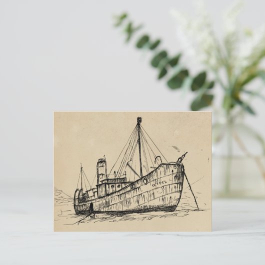 Das Eichhörnchen Postkarte (Stehend Vorderseite)