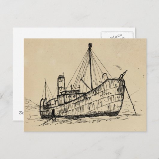 Das Eichhörnchen Postkarte (Vorne/Hinten)