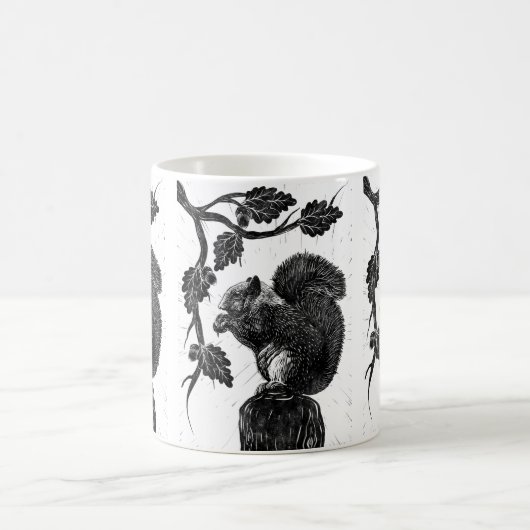 Das Eichhörnchen und die Eichel Kaffeetasse (Mittel)