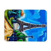 Das Eiffelturmmagnet Magnet (Horizontal)