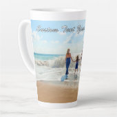 Das eigene Design-Foto - Latte Tasse mit benutzerd (Linke Ecke)