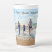 Das eigene Design-Foto - Latte Tasse mit benutzerd (Vorderseite)