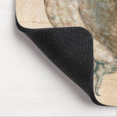 DAS EIGENE MONOGRAMM-Pergament Mousepad (Ecke)