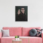 Das eine Gemälde von Alfred Fox Leinwanddruck (Insitu (Wohnzimmer))