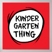 Das eine ist das Kindergarten Poster (Vorne)