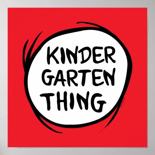 Das eine ist das Kindergarten Poster (Vorne)