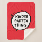 Das eine ist das Kindergarten Sherpadecke (Vorderseite)