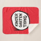 Das eine ist das Kindergarten Sherpadecke (Vorderseite (Horizontal))