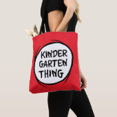 Das eine ist das Kindergarten Tasche (Von Nahem)