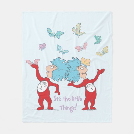 Das eine ist das Kleine! Fleecedecke (Vorderseite)