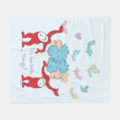 Das eine ist das Kleine! Fleecedecke (Vorderseite (Horizontal))