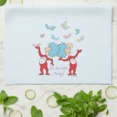 Das eine ist das Kleine! Geschirrtuch (Gefaltet)