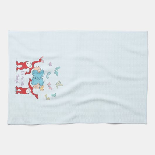 Das eine ist das Kleine! Geschirrtuch (Horizontal)
