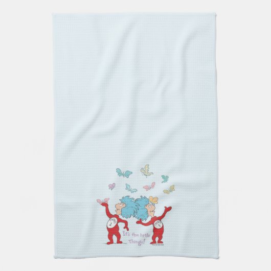 Das eine ist das Kleine! Geschirrtuch (Vertikal)