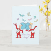 Das eine ist das Kleine! Karte (Gelbe Blume)