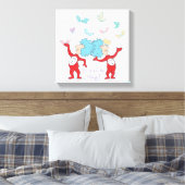 Das eine ist das Kleine! Leinwanddruck (Insitu (Schlafzimmer))