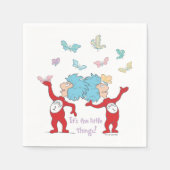 Das eine ist das Kleine! Serviette (Vorderseite)