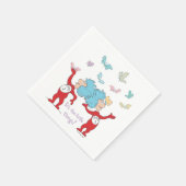 Das eine ist das Kleine! Serviette (Ecke)