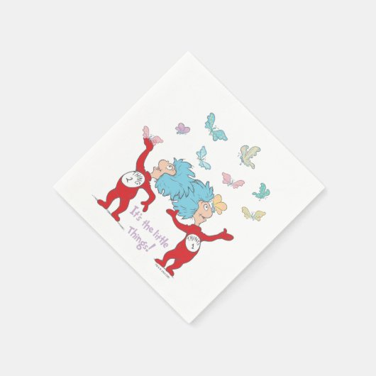 Das eine ist das Kleine! Serviette (Ecke)