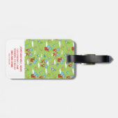 Das eine ist das zwei fliegende Kite-Dings-Muster Gepäckanhänger (Rückseite horizontal)