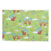 Das eine ist das zwei fliegende Kite-Dings-Muster Kissenbezug (Rückseite)