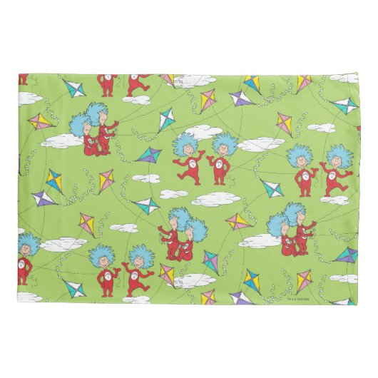 Das eine ist das zwei fliegende Kite-Dings-Muster Kissenbezug (Rückseite)