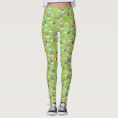 Das eine ist das zwei fliegende Kite-Dings-Muster Leggings (Vorderseite)