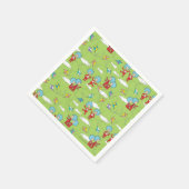 Das eine ist das zwei fliegende Kite-Dings-Muster Serviette (Ecke)