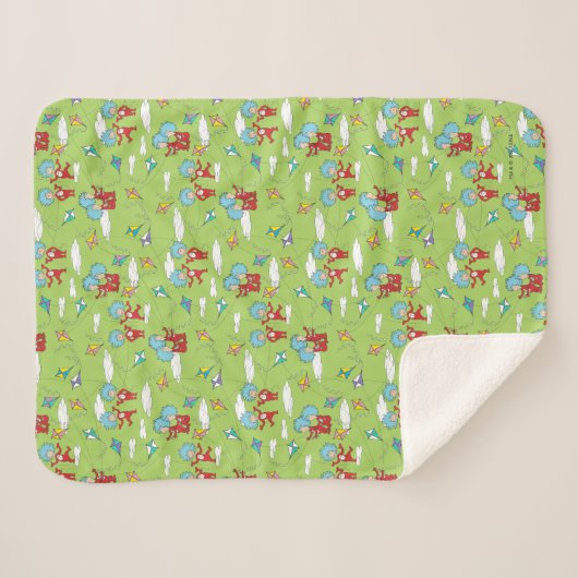 Das eine ist das zwei fliegende Kite-Dings-Muster Sherpadecke (Vorderseite (Horizontal))