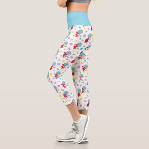 Das eine ist das zwei hoppy Frog Dinge Muster Capri Leggings