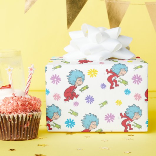Das eine ist das zwei hoppy Frog Dinge Muster Geschenkpapier (Geburtstagsparty)