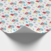 Das eine ist das zwei hoppy Frog Dinge Muster Geschenkpapier (Ecke)