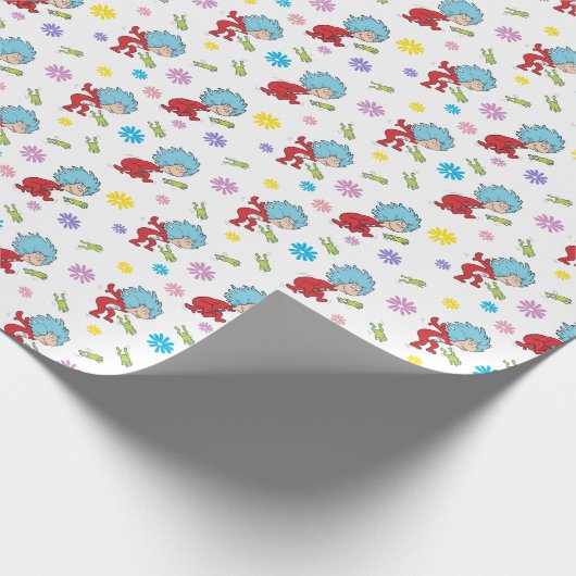 Das eine ist das zwei hoppy Frog Dinge Muster Geschenkpapier (Ecke)