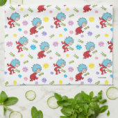 Das eine ist das zwei hoppy Frog Dinge Muster Geschirrtuch (Gefaltet)