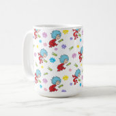 Das eine ist das zwei hoppy Frog Dinge Muster Kaffeetasse (Vorderseite Links)