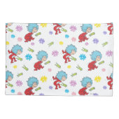 Das eine ist das zwei hoppy Frog Dinge Muster Kissenbezug (Rückseite)